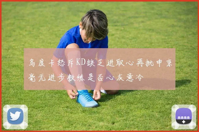 乌度卡怒斥KD缺乏进取心再批申京毫无进步教练是否心灰意冷